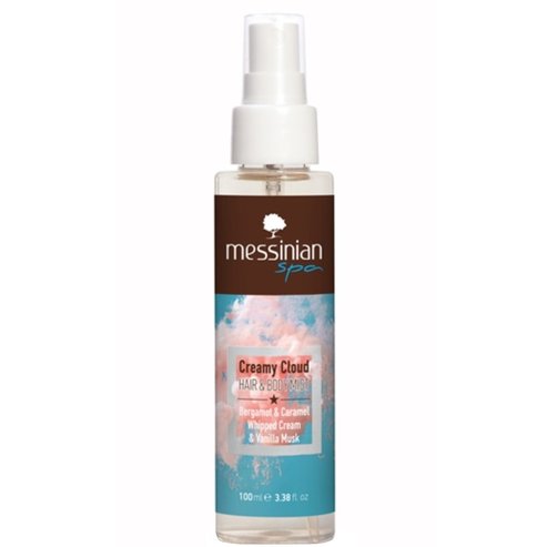 Messinian Spa Creamy Cloud Bergamot, Caramel, Whipped Cream & Vanilla Musk Hair & Body Mist 100ml