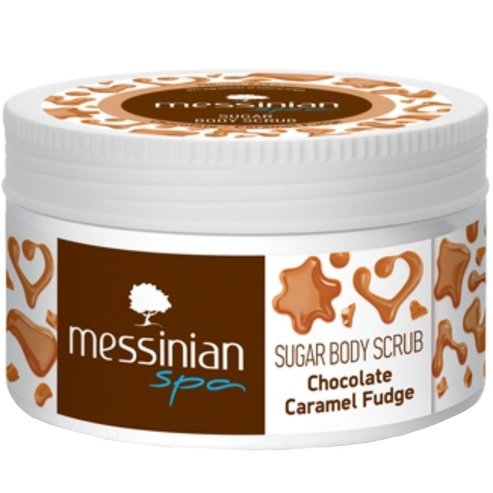 Messinian Spa  Sugar Body Scrub Chocolate & Caramel Fudge 250ml