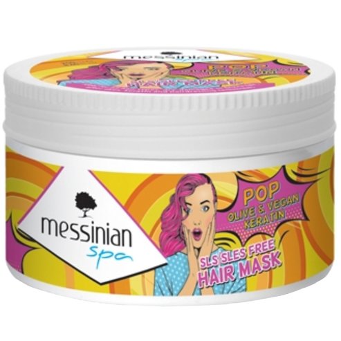 Messinian Spa POP Olive & Vegan Keratin Hair Mask 250ml