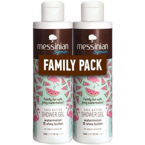 Messinian Spa Promo Shea Butter & Watermelon Shower Gel 600ml (2x300ml)