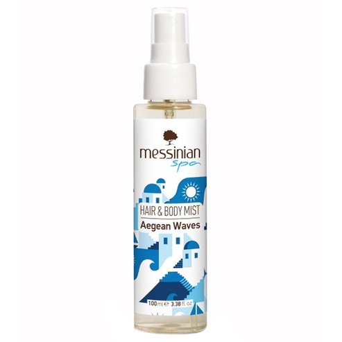 Messinian Spa Aegean Waves Хидратиращ Mist за Коса и Тяло с Флорален, Пудрен Аромат 100ml