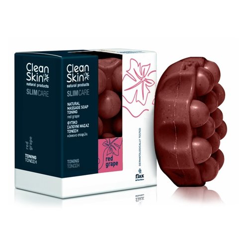 CleanSkin Slimming & Toning Natural Massage Soap Red Grape 100gr Promo -40%