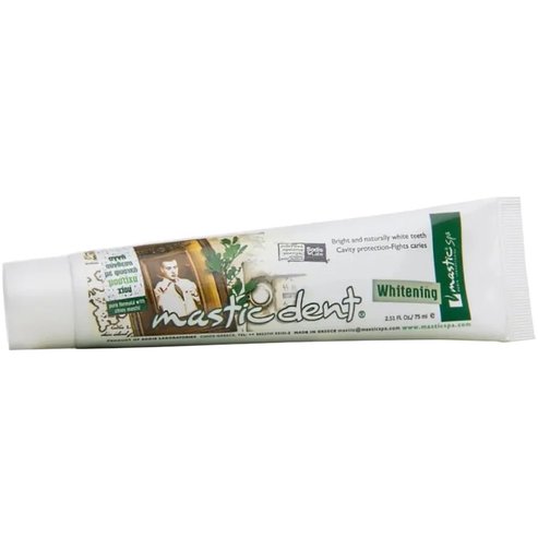 Mastic Spa Mastic Dent Whitening Toothpaste Избелваща Паста за Зъби с Натурална Хиоска Мастикова Смола, която Помага за Избелването & Борбата с Кариесите 75ml