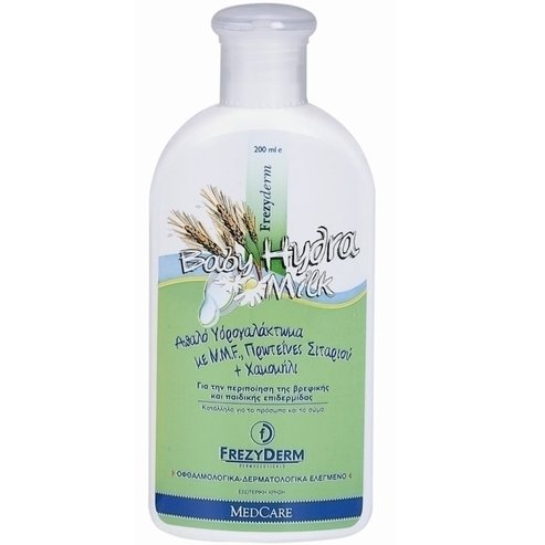 Frezyderm Baby Hydra Milk Нежна хидроемулсия за грижа за бебета и деца с NMF, пшенични протеини и лайка 200ml