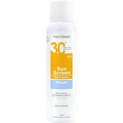 Frezyderm Sun Screen Mousse SPF 30/UVA Слънцезащитна пяна за лице и тяло150 ml
