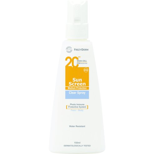 Frezyderm Sun Screen Clear Spray SPF 20/UVA Прозрачен слънцезащитен спрей 50ml