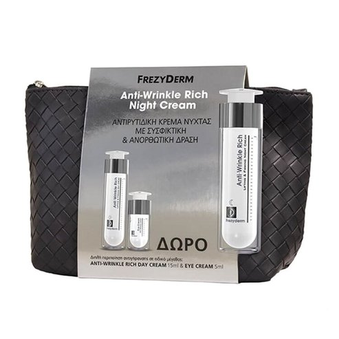 Frezyderm Πακέτο Προσφοράς Anti-Wrinkle Rich Night Cream 50ml & Rich Day Cream 15ml & Eye Cream 5ml
