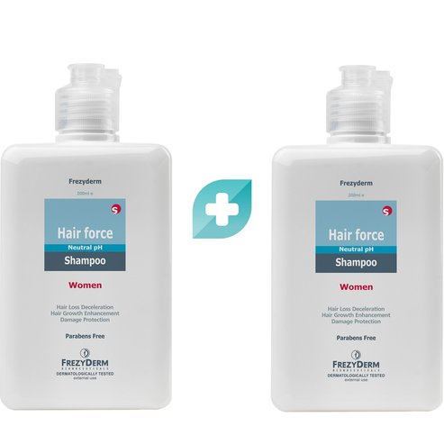 Frezyderm Promo Hair Force Shampoo Women 2x200ml