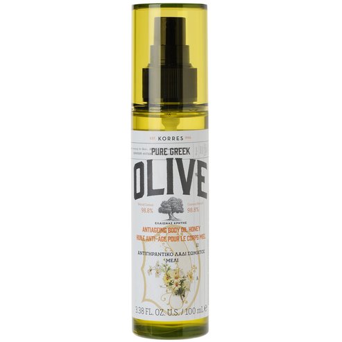 Korres Pure Greek Olive Antiageing Body Oil Honey – чисто гръцко масло с маслини и мед против остаряване на кожата, 100 ml