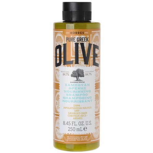 Korres Pure Greek Olive Подхранващ Шампоан за Суха и Дехидратирана Коса 250ml