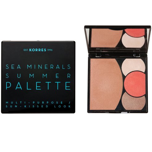 Korres Sea Minerals Summer Palette Coral Sunsets Палитра сенки за лице и очи 13g