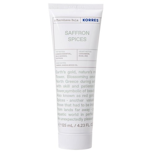 Korres Saffron Spices Лосион за след бръснене след бръснене с овлажняващи агенти и ориенталски аромат 125ml