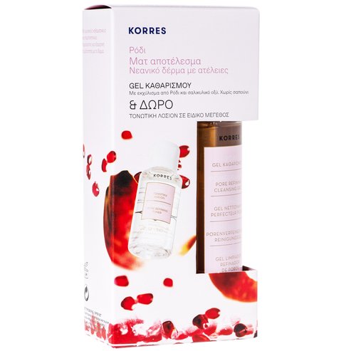 Korres Промо Pomegranate ПОЧИСТВАЩ ГЕЛ ЗА ЛИЦЕ С НАР 200ml & ПОЧИСТВАЩ ТОНИК ЗА ЛИЦЕ С НАР 30ml