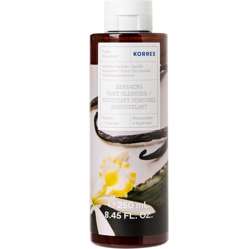 Korres Renewing Body Cleanser Mediterranean Vanilla Blossom Shower Gel 250ml