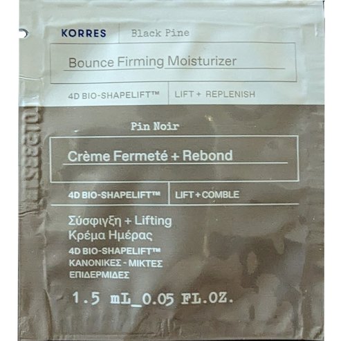 Korres Подарък Black Pine Bounce Firming Moisturizer Day Cream 1.5ml