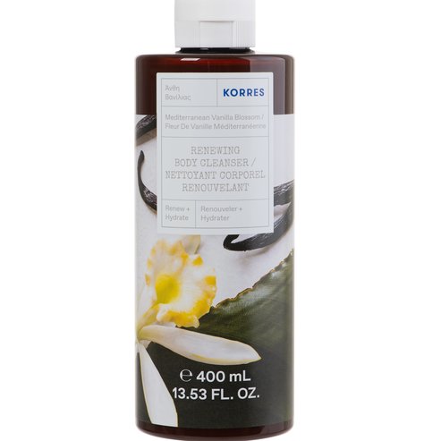 Korres Renewing Body Cleanser Mediterranean Vanilla Blossom Shower Gel 400ml
