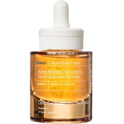 Korres Подарък Black Pine Primus 6xHA Wrinkle Smoothing Youth Activator Booster 15ml