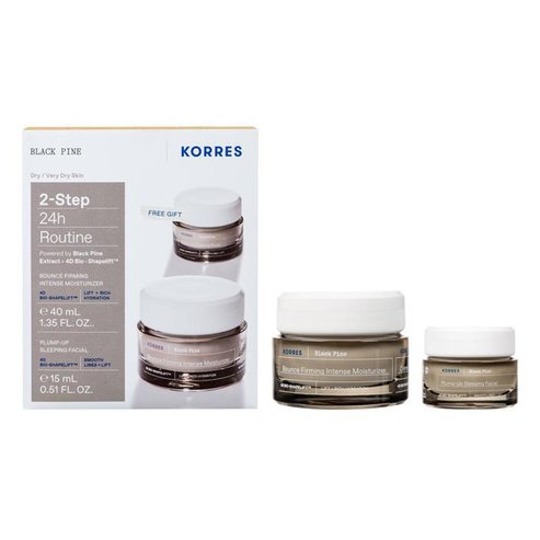 Korres Promo Black Pine Bounce Firming Intense Moisturizer 40ml & Подарък Plump-Up Sleeping Facial 15ml