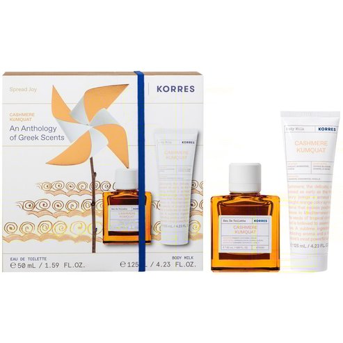 Korres Promo Cashmere Kumquat Eau De Toilette 50ml & Body Milk 125ml