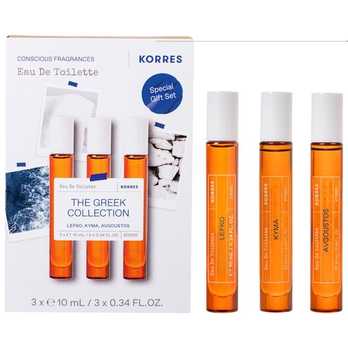 Korres Promo Eau De Toilette Lefko 10ml & Kyma 10ml & Avgoustos 10ml