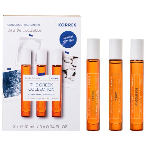 Korres Promo Eau De Toilette Lefko 10ml & Kyma 10ml & Avgoustos 10ml