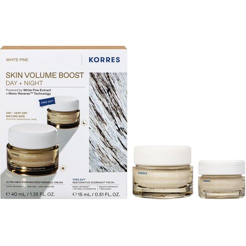 Korres Promo White Pine Ultra Replenishing Deep Wrinκle Cream 40ml & Подарък Restorative Overnight Facial Night Cream 15ml
