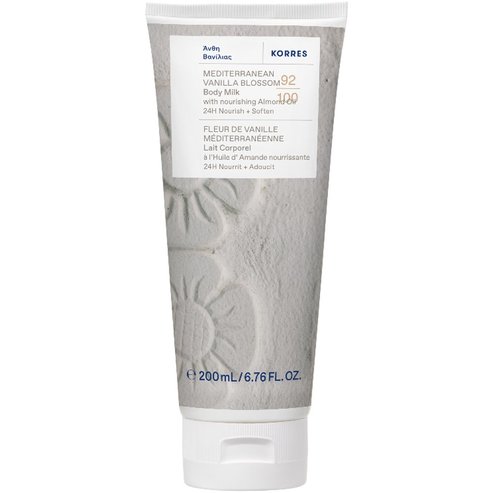 Korres Mediterranean Vanilla Blossom & Nourishing Almond Oil Body Milk 200ml