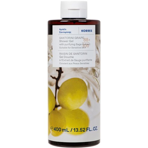 Korres Renewing Body Cleanser Santorini Grape Shower Gel 400ml