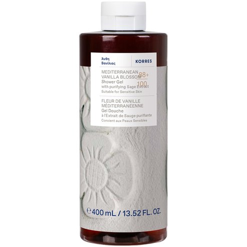 Korres Renewing Body Cleanser Mediterranean Vanilla Blossom Shower Gel 400ml