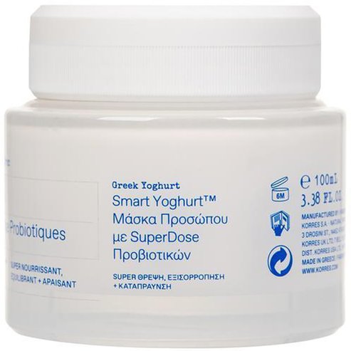 Korres Greek Yoghurt Smart Probiotic SuperDose Face Mask 100ml