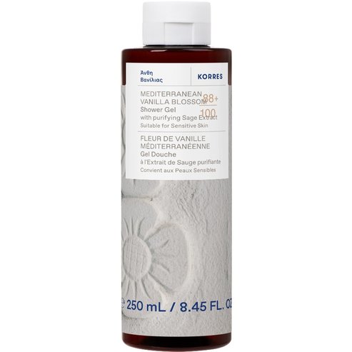 Korres Mediterranean Vanilla Blossom & Purifying Sage Extract Shower Gel 250ml