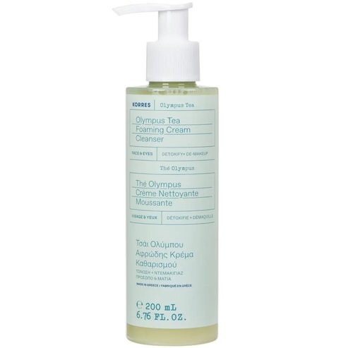 Korres Olympus Tea Foaming Face & Eyes Cream Cleanser 200ml