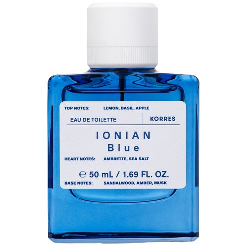 Korres Ionian Blue Eau De Toilette Средиземноморски аромат с нотки на лимон, босилек & ябълка 50ml
