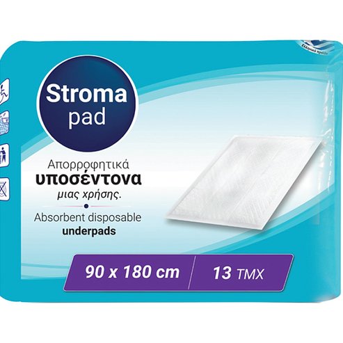 Stroma Pad Absorbent Disposable Bed Underpads 90x180cm 13 бр