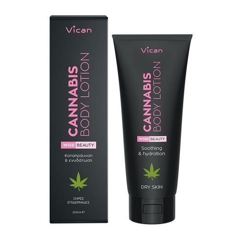 Vican Wise Beauty Cannabis Body Lotion Хидратиращ лосион за тяло за много суха кожа 200ml
