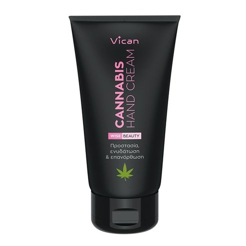 Vican Wise Beauty Cannabis Hand & Nail Cream Интензивно хидратиращ крем за ръце и нокти 75ml