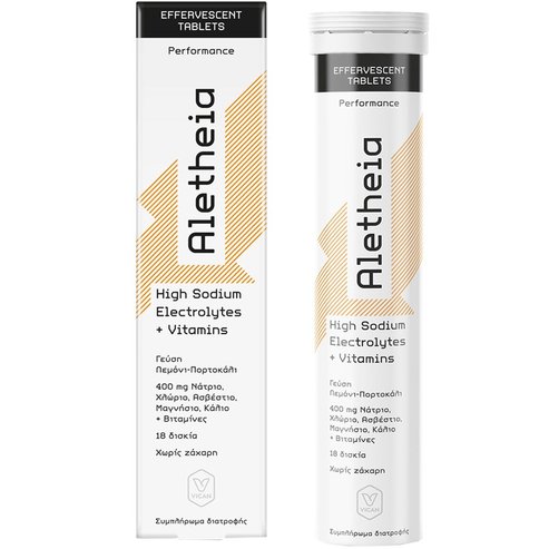 Vican Aletheia High Sodium Electrolytes + Vitamins 18 Effer.tabs