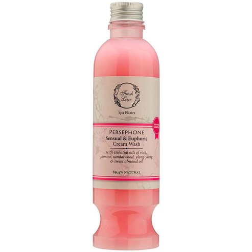 Fresh Line Spa Elixirs Persephone Sensual & Euphoric Cream Wash Душ гел с етерични масла от роза, жасмин и иланг-иланг за чувственост и еуфория 250ml