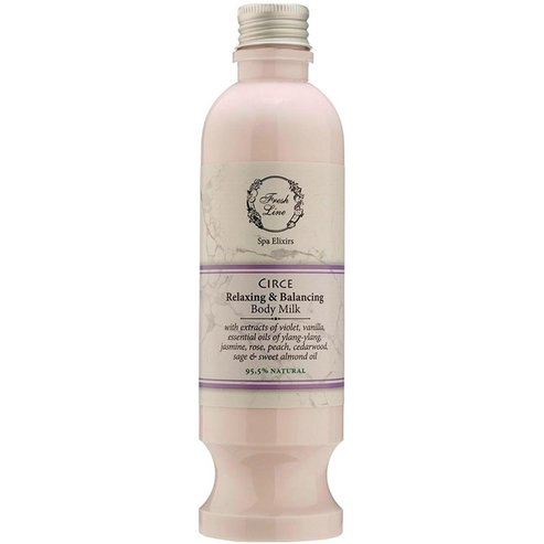 Fresh Line Spa Elixirs Circe Relaxing & Balancing Body Milk Мляко за тяло с етерични масла от ванилия & виолетка за релаксация & баланс 250ml