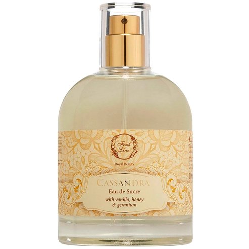Fresh Line Royal Beauty Cassandra Eau de Sucre Splash Луксозен Аромат за Тяло Касандра с Floral Нотки за Усещане за Елегантност, Сладост & Топлина 100ml