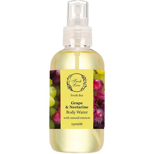 Fresh Line Fresh Bar Grape & Nectarine Body Water Освежаваща & Пленителна Ароматна Вода за Тяло с Натурална Формула с Грозде & Нектарина 150ml