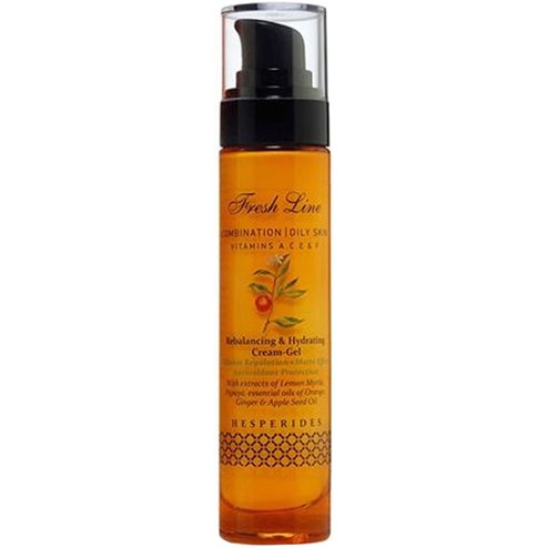 Fresh Line Face Remedies Hesperides Rebalancing & Hydrating Cream-Gel Хидратиращ крем-гел Hesperides за балансиране на омазняването, подходящ за комбинирана и мазна кожа 50ml