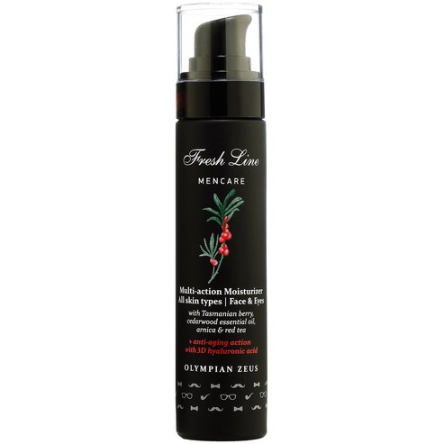 Fresh Line Olympian Zeus Multi-Action Face & Eyes Moisturizer Хидратиращ крем за лице & очи с натурална формула с антиейдж действие за всички типове кожа 50ml
