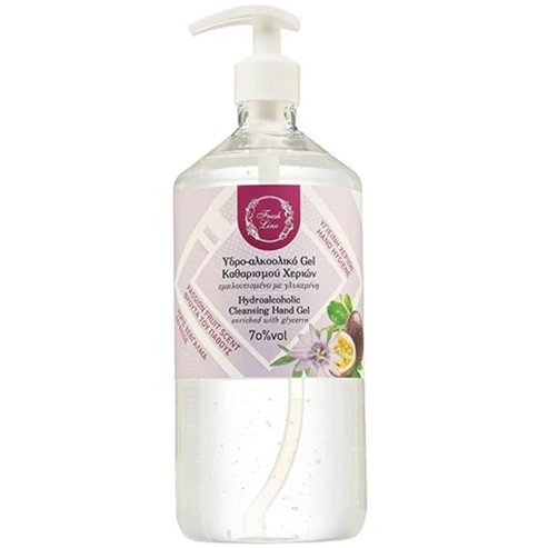 Fresh Line Hydroalcoholic Cleansing Hand Gel Хидроалкохолен почистващ гел за ръце, обогатен с глицерин, с аромат на горски плодове 1L