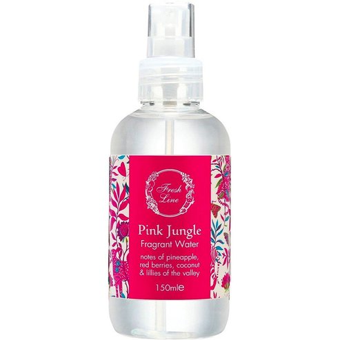 Fresh Line Pink Jungle Fragrant Water Плодова Ароматна Вода за Тяло с Натурална Формула с Тропически Ноти за Лятно Настроение 150ml