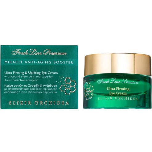 Fresh Line Elixir Orchidea Ultra Firming & Uplifting Eye Cream Крема за интензивно стягане и повдигане на очи за намаляване на бръчки и повдигане на клепачите 15ml