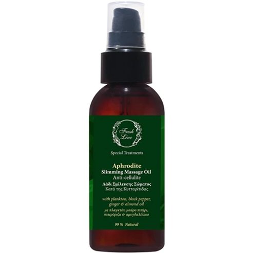 Fresh Line Special Treatments Aphrodite Anti-Cellulite Slimming Massage Oil Масажно олио Aphrodite с антицелулитно действие за оформяне на тялото с масла от бадем & слънчоглед 100ml