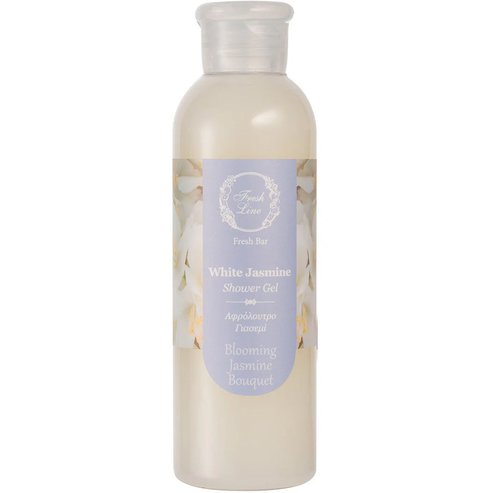 Fresh Line Fresh Bar White Jasmine Shower Gel Луксозен и кадифен натурален душ гел с жасмин 200ml - Blooming Jasmine Bouguet