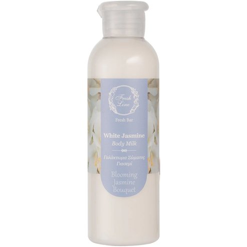 Fresh Line Fresh Bar White Jasmine Body Milk Луксозен и кадифен лосион за тяло с натурални съставки и жасмин 200ml - Blooming Jasmine Bouguet