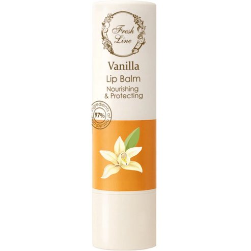 Fresh Line Nourishing & Protecting Vanilla Lip Balm Балсам за устни с ванилия с органично масло от ший, екстракт от лайка & алое 5,4g